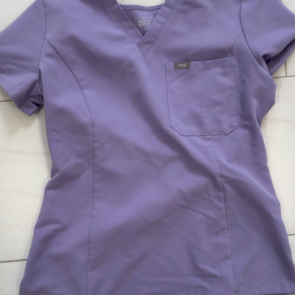 Figs Women's Purple Top